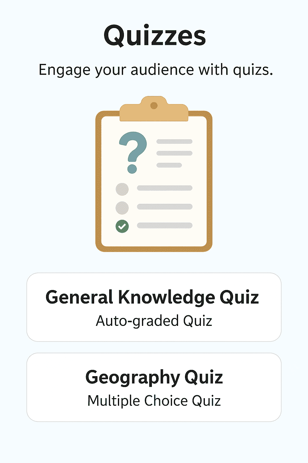 Event carousels feature